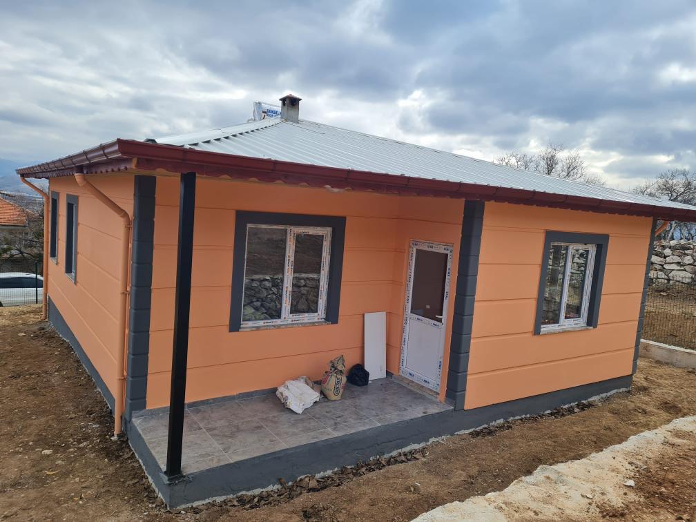 Denizli prefabrik ev dış cephe örneği - Eras Prefabrik
