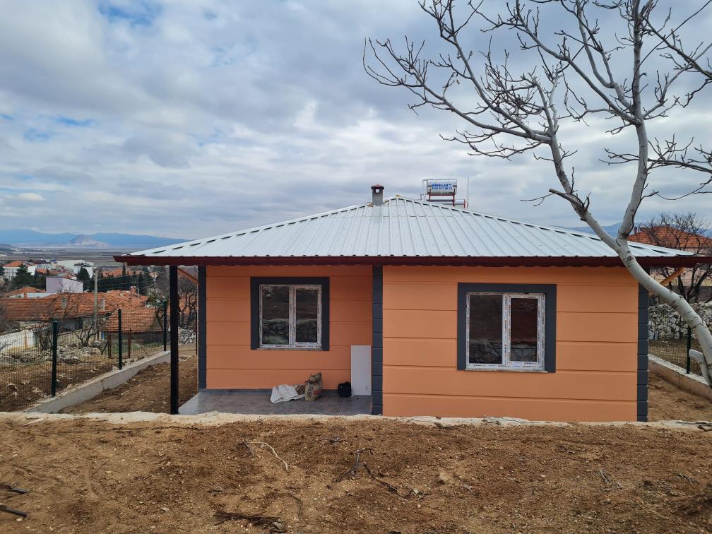 Denizli prefabrik ev dış cephe örneği - Eras Prefabrik