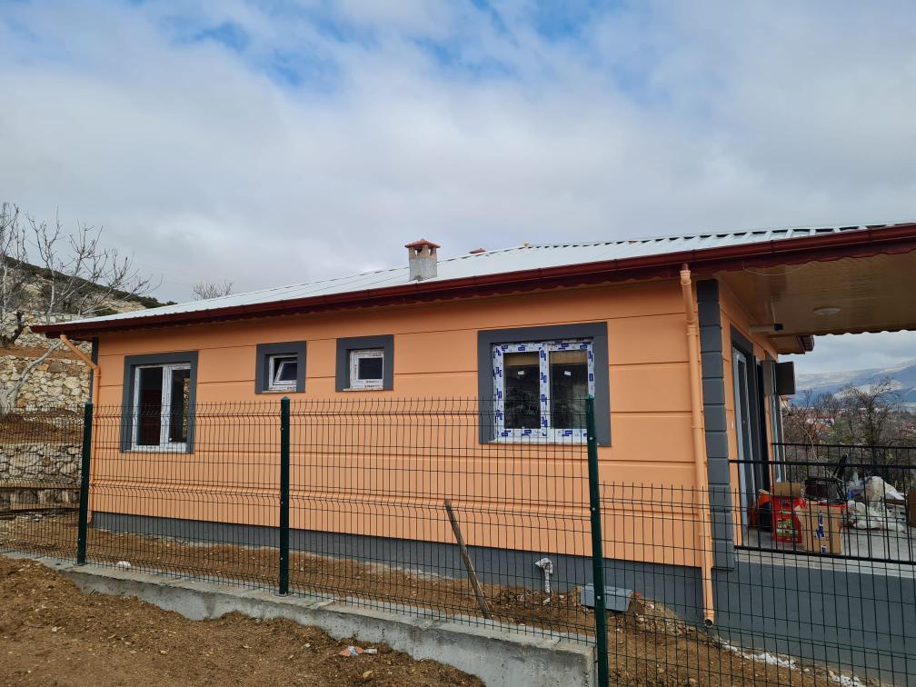 Denizli prefabrik ev dış cephe örneği - Eras Prefabrik